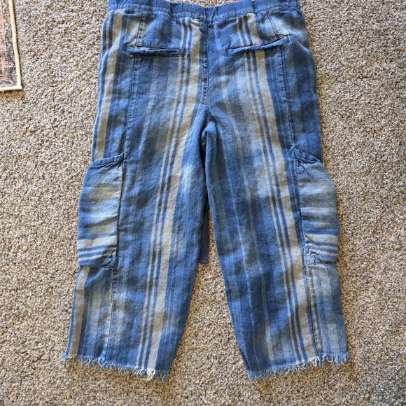 Free People Linen Capri Pants - Picture 2 of 7